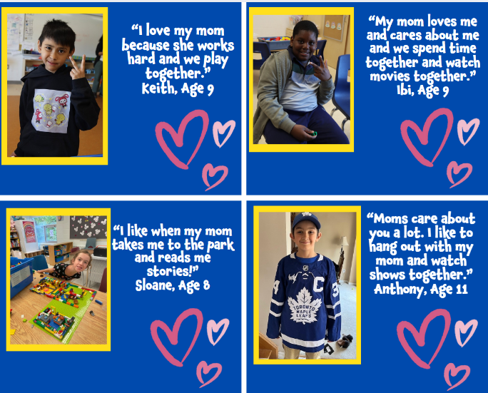 Children in PLASP programs share what they love about their moms